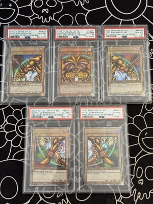 YuGiOh Exodia Complete Full Set - BLCR 1st Edition Starlight Rare - PSA 10 - Image 1 of 4
