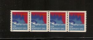 US STAMPS 4348 STRIP OF 4 SEACOST NONPROFIT ORG 5c W.A. MINT NH OG  2008