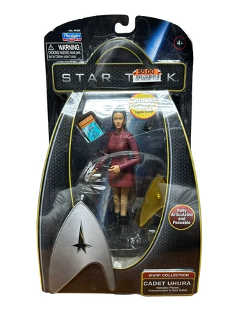 Playmates Star Trek Warp Collection Cadet Uhura 2009 Action Figure NIB Cover