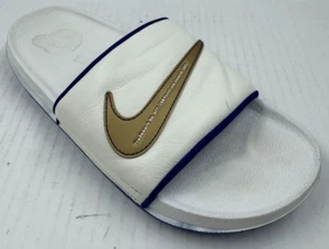 Nike Offcourt Slide Sandals Men's 10 Sail Metallic Gold Slip-On DH8081-100 - Picture 1 of 10