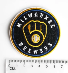 Milwaukee Brewers MLB Baseball Team Logo zum Aufbügeln Aufnäher Patch USA - Bild 1 von 2