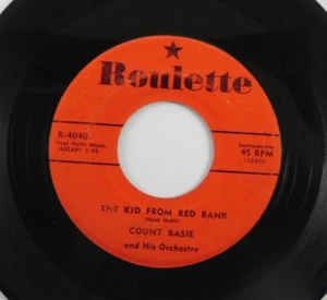 Count Basie – The Kid From Red Bank / Lil' Darlin'~ 1957 Roulette Jazz 45 RPM - Picture 1 of 4