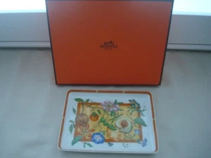 Hermes "La Siesta" rechteckiger Sushi Teller Tablett Porzellan Geschirr mit Box - Bild 1 von 11