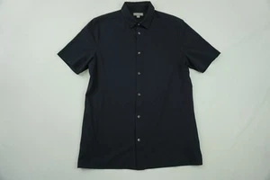COS Shirt Mens Navy Blue Small Short Sleeve Button Down   - Picture 1 of 9