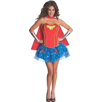 Wonder Woman Adult Women's Costume Medium DC Comic Superhero Fancy Dress Party - image 1 of 4