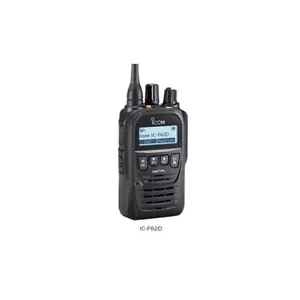 ICOM F62D 27 450-512MHz Portable 512CH UHF 5W Man Down/Lone Worker two way radio - Picture 1 of 1