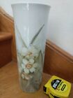 Vintage W. Germany Porcelain Kaiser Vase, White Flowers, 30 Cm Tall