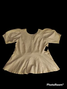 Eloquii Damen Shirt Bluse Creme Elfenbein Neu mit Etikett Größe 24 - Bild 1 von 3