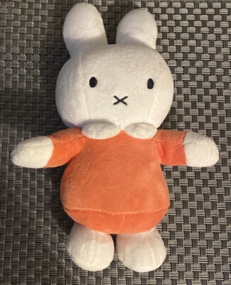 Miffy Soft Toy Rattle Rabbit Plush 9" Baby Toys 2009 - Image 1 of 4