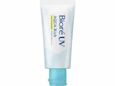 [Vendedor de EE. UU.] Protector solar Kao Biore UV Aqua Rich Light Up Essence SPF50+PA++++ 70 g Foto 1 de 2