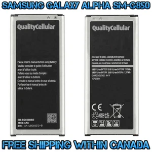 Quality Cellular Battery EB-BG850BBE for Samsung Galaxy Alpha G850W G850F G850A - Picture 1 of 3