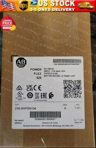 Allen-Bradley 25B-B5P0N104 Powerflex 525 1HP Drive 25BB5P0N104 NEW AND SEALED - Picture 1 of 5
