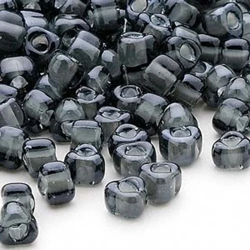 100 cuentas de semillas de vidrio Miyuki 4 mm x 3 mm dos tonos forradas en forma de triángulo 5/0 Foto 1 de 1