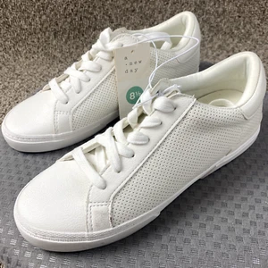 A New Day Maddison Sneakers Womens 8.5 White Lace Up Low Top NWOB - Picture 1 of 13