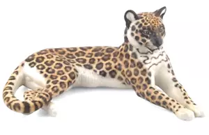 FIGURA DE LEOPARDO PORCELANA NYMPHENBURG ORIG GRANDE Protect House & Spirit CV $7000 - Imagen 1 de 3