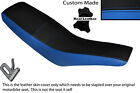 Light Blue & Black Custom Fits Aprilia Rx 50 00-01 Dual Leather Seat Cover