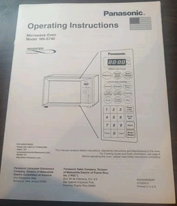 Panisonic microwave Oven NN-s740 Instruction Owners User Manual - Picture 1 of 1