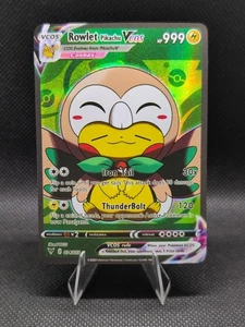 Rowlet Pikachu VCOS Pokemon Karte Holo Cosplay ART - Bild 1 von 2