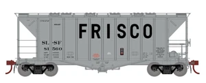 Athearn N Scale Frisco SLSF 40' 2600 Cu Ft Airslide Covered Hopper Late ATH23877 - Picture 1 of 1