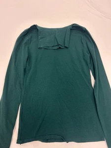 Camiseta para mujer Duluth Trading Company No-Yank manga larga cuello alto roja XS - Imagen 1 de 3