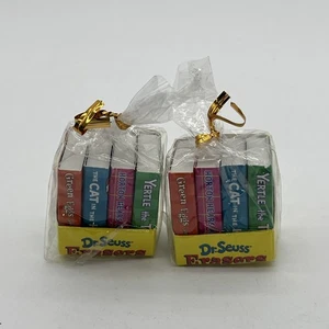 Dr. Seuss Book Shaped Eraser Sets 2 Packs Of 4 New - Picture 1 of 2