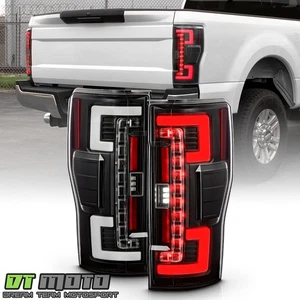 For 2017-2019 Ford F250 LED Blind Spot Full LED Tail Lights w/ Greeting Lamps - Picture 1 of 11
