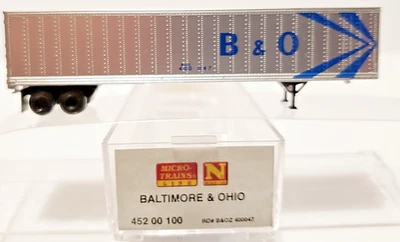 ¡NUEVO EN CAJA! - MTL - Baltimore y Ohio - 48' pies - Semirremolque - 45200100 - Rd# 400047 Foto 1 de 3