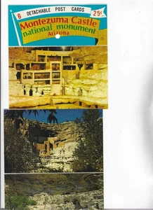 CARPETA POSTAL-MONUMENTO NACIONAL CASTILLO MONTEZUMA-ARZONA - Imagen 1 de 2