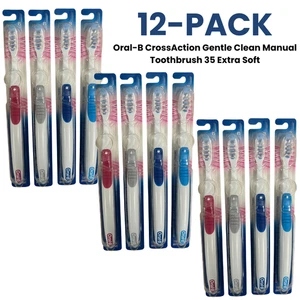 12er Pack: Oral-B CrossAction Gentle Clean Zahnbürste 35 Extra Soft MPN- 80828181 - Bild 1 von 3