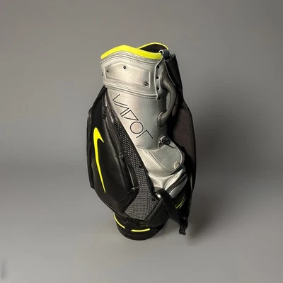Excellent Nike Vapor RZN Tour Professional Staff Golf Bag Black Silver Volt - Image 1 of 4