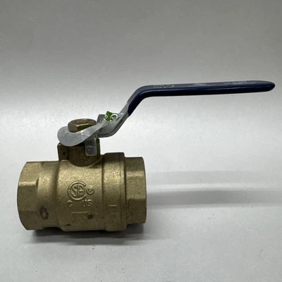 1 1/4" BRONZE 200 WSP / 600 WOG BALL VALVE - AMERICAN VALVE BRAND NEW LF - Image 1 of 4
