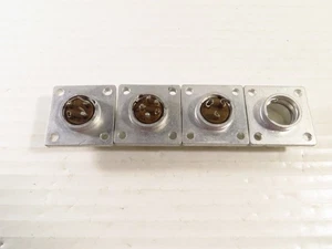 4 Pack ITT Cannon WK-6-32SL Connectors (3 Pin, 4 Pin, 5 Pin, empty) - Picture 1 of 4