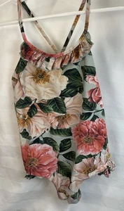 Dolce&Gabbana Kleinkind Blumenmuster Rose Einteiler Badeanzug 6-12 Monate - Bild 1 von 15