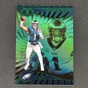 2024 Panini Illusions - Jalen Hurts #70 Trophy Collection Emerald Green Eagles - Picture 1 of 2