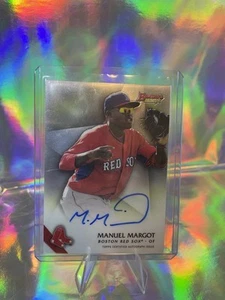 MANUEL MARGOT 2015 BOWMAN'S BEST OF 2015 AUTO RED SOX AUTO Q0M-324 - Picture 1 of 2