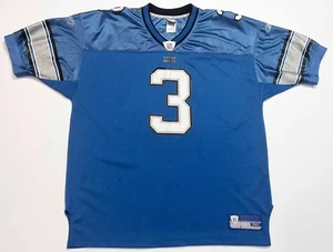Reebok On Field NFL Detroit Lions HARRINGTON #3 Football Jersey Sz 50 Blue Sewn - Picture 1 of 15