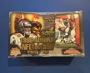 1998 Pacific Aurora NFL Football Card Box - Factory Sealed  - Picture 1 of 6