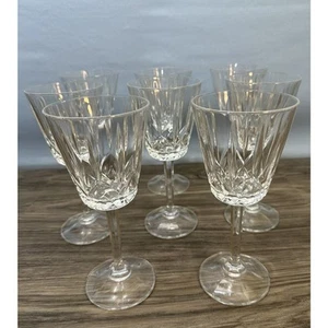 Crystal Wine Glasses Set Of 8 Drinking Glasses Elegant - Picture 1 of 9