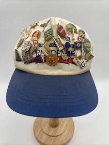 Sombrero de camionero vintage CAMPING WORLD PRESIDENTS CLUB Snapback con 29 prendedores - Imagen 1 de 9