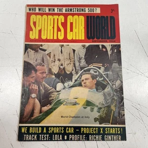 VINTAGE RETRO MANCAVE Revista Anuncio Coche Deportivo Mundo Años 60 Ford Lotus Aus Indy - Imagen 1 de 13