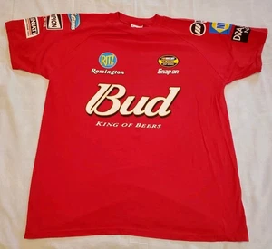 Winners Circle NASCAR Red Bud King Beer Dale Earnhardt Jr T-Shirt Men XL Snap On - Picture 1 of 9