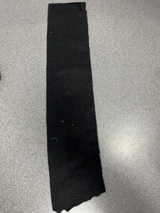 Tira de tela polar negra para reparación de manualidades y ropa 4,25" x 21" - Imagen 1 de 4