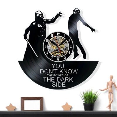 Reloj de Pared Disco Vinilo Star Wars Regalo Ideas Sorpresa Amigos Cumpleaños Decoración Foto 1 de 4