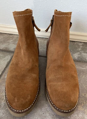 Botines SUNDANCE Kasey Hebilla Cremallera MUJERES Talla 10 (40 Euros) Cuero Gamuza Foto 1 de 4