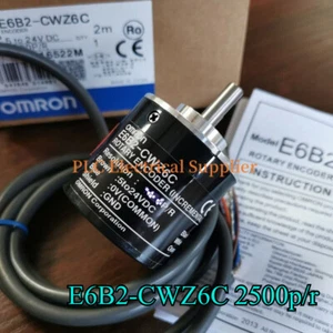 1PCS OMRON 2500P Incremental Rotary Encoder 6mm Shaft 5-24vdc E6B2-CWZ6C 2500p/r - Picture 1 of 5