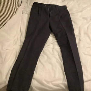John Lewis Women’s Black Linen Blend Trousers. Size 34R. In Good Condition. - Picture 1 of 6