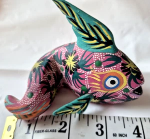 Pesce arte popolare messicana legno intagliato a mano dipinto a mano da PEDRO FABIAN - Foto 1 di 6