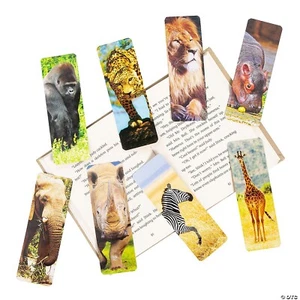 Fun Express Safari Animal Bookmarks - Qty 48 - Picture 1 of 2