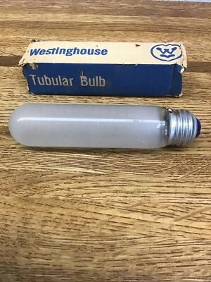 Philips Westinghouse Frosted Tubular T10 Lamp 120V 25W New - Image 1 of 2