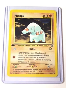 PHANPY - 1ª Edición Neo Genesis Set - 43/111 - Poco común - Carta Pokémon - Casi nuevo - Imagen 1 de 1